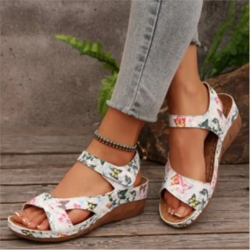 Shoes Women Sandals Summer Fashion Wedge Women Shoe Beach Women's Sandals Non-Slip Elegant Footwear Female Sandal Women