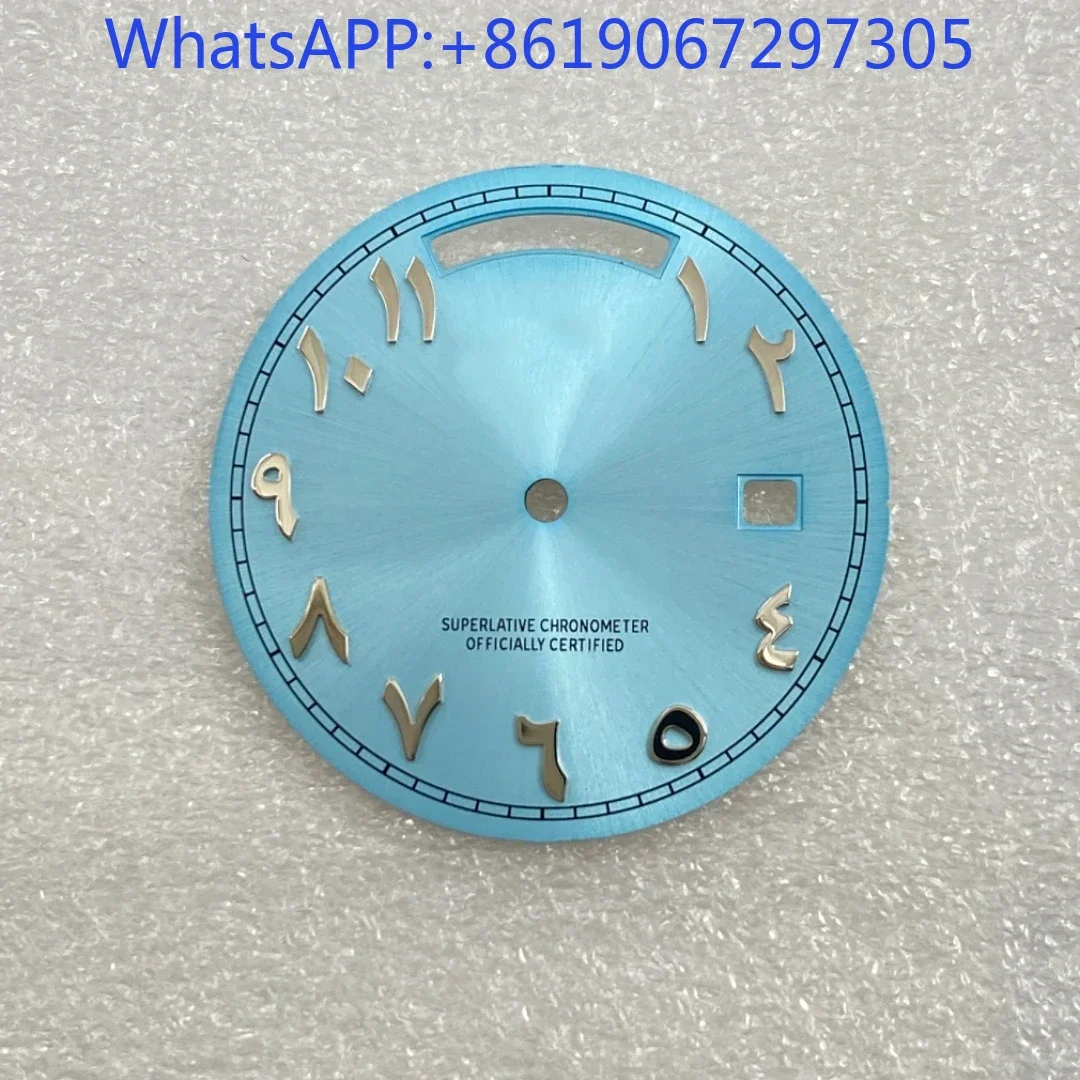 قرص أمة الله مناسب 8285 حركة أوتوماتيكية ميكانيكية أرقام عربية علامات ساعة وزارة الدفاع تاريخ ملحقات النوافذ الوجه #6