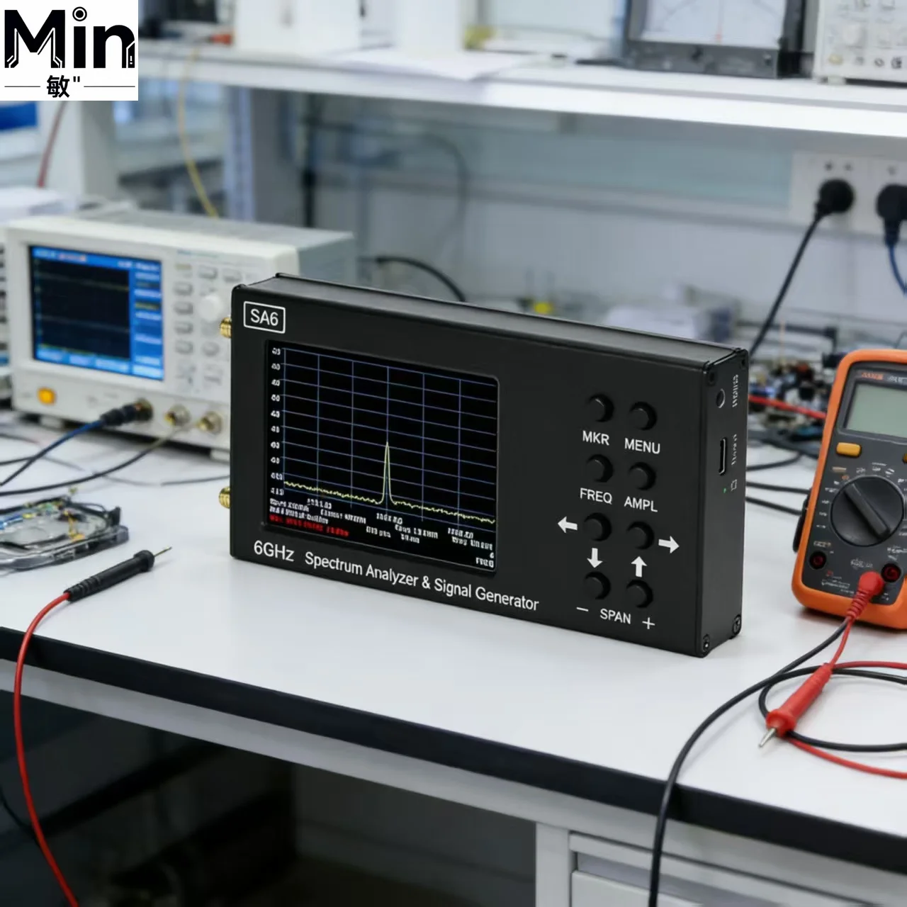 Portable 6GHz Spectrum  SA6 – 35MHz-6.2GHz Generator with 3.2