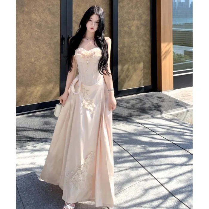 

Ele Fibone Pattern Satin Two-Piece Set for Young Women Luxury Sle Top And Skirt Combo Suitable for Various Ocns