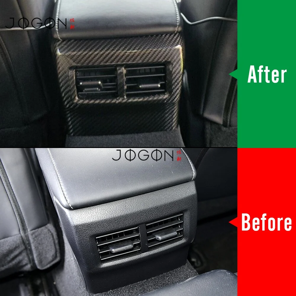 Carbon Car Interior Rear Air Vent Panel Cover Accessories For Lexus IS 300 350 500 IS F Sport 2021-2025 RC300 RC350 RC F Sport