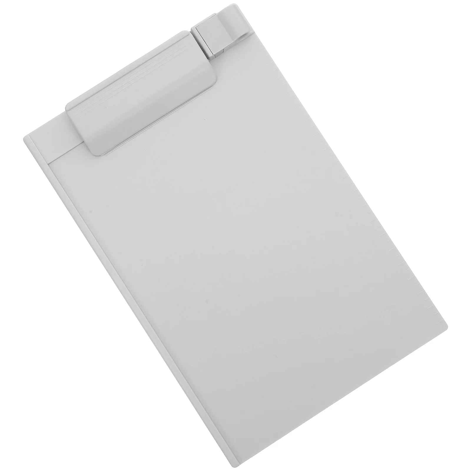 

Plastic A5 Clipboard Hardboard Paper Holder Grey Lightweight Clip Board for Office School Business Conference Writing Folder