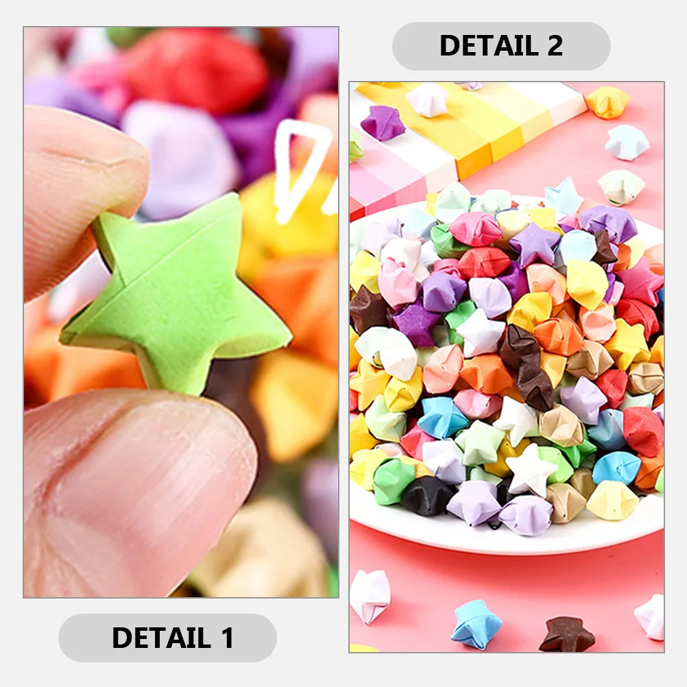 

540pcs Star Strips Colored Origami Paper For Diy Christmas Decorations Holiday Crafts School Projects Photo Props