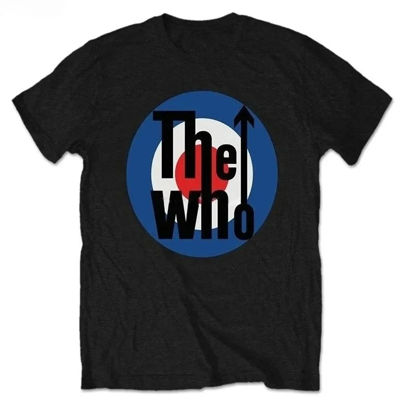 

Y2K Vintage Harajuku T-Shirt Aesthetic Graphic Top the Who Target Rock Music Design for Trendy Streetwear