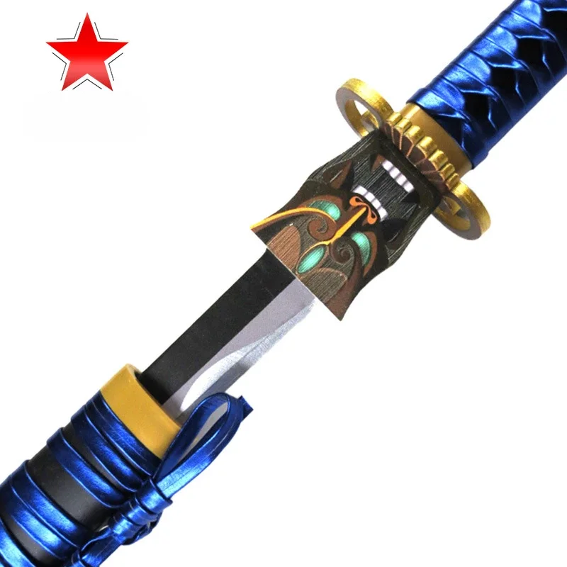 Arma de juego Valorant de 81cm, guimaru, contorno nacional, periferia, Material de bambú, accesorios de Cosplay, adorno, manualidades, regalos, juguetes para niños