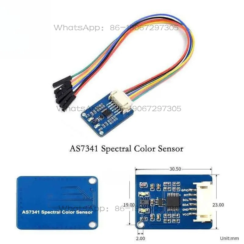 AS7341 Sensor, Visible Spectrometer, Multi-channel High-precision I2C Interface