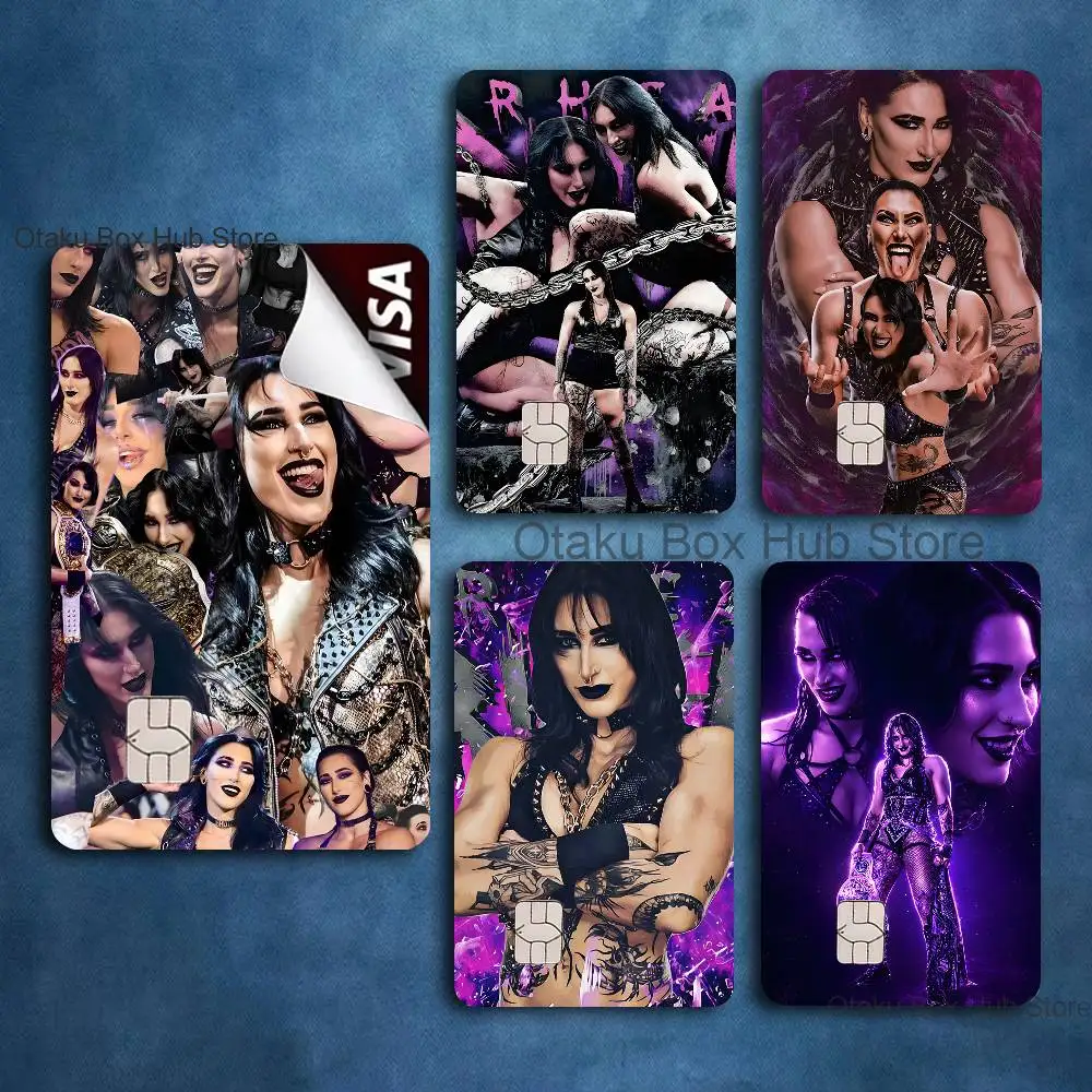 

R-Rhea wrestler Ripley Credit Debit Bus campus Access Card Cool Decoration Waterproof Scratch Resistant Stickers