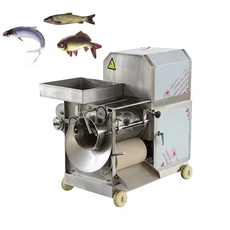 Large Capacity Fish Bone Separator, Commercial Fish Bone Removal Machine, Shrimp Peeling Machine