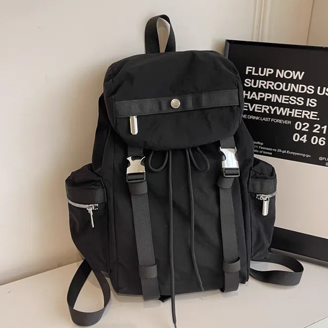 Borsa a tracolla semplice casual Zaino da viaggio di grande capacità Borsa da scuola per computer Zaino multifunzionale impermeabile resistente all'usura