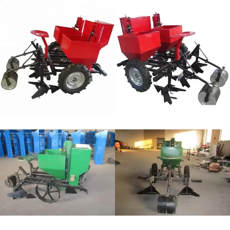 Automatic Potato Seeder Small Tractor Mounted Planter with Covering and Fertilizing Function Sowing Machine for Farm Use