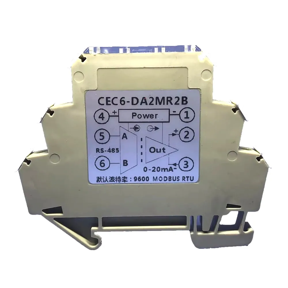Isolated RS485 Serial Communication To 4-20mA/0-10V Analog Output DA Module PLC Expansion