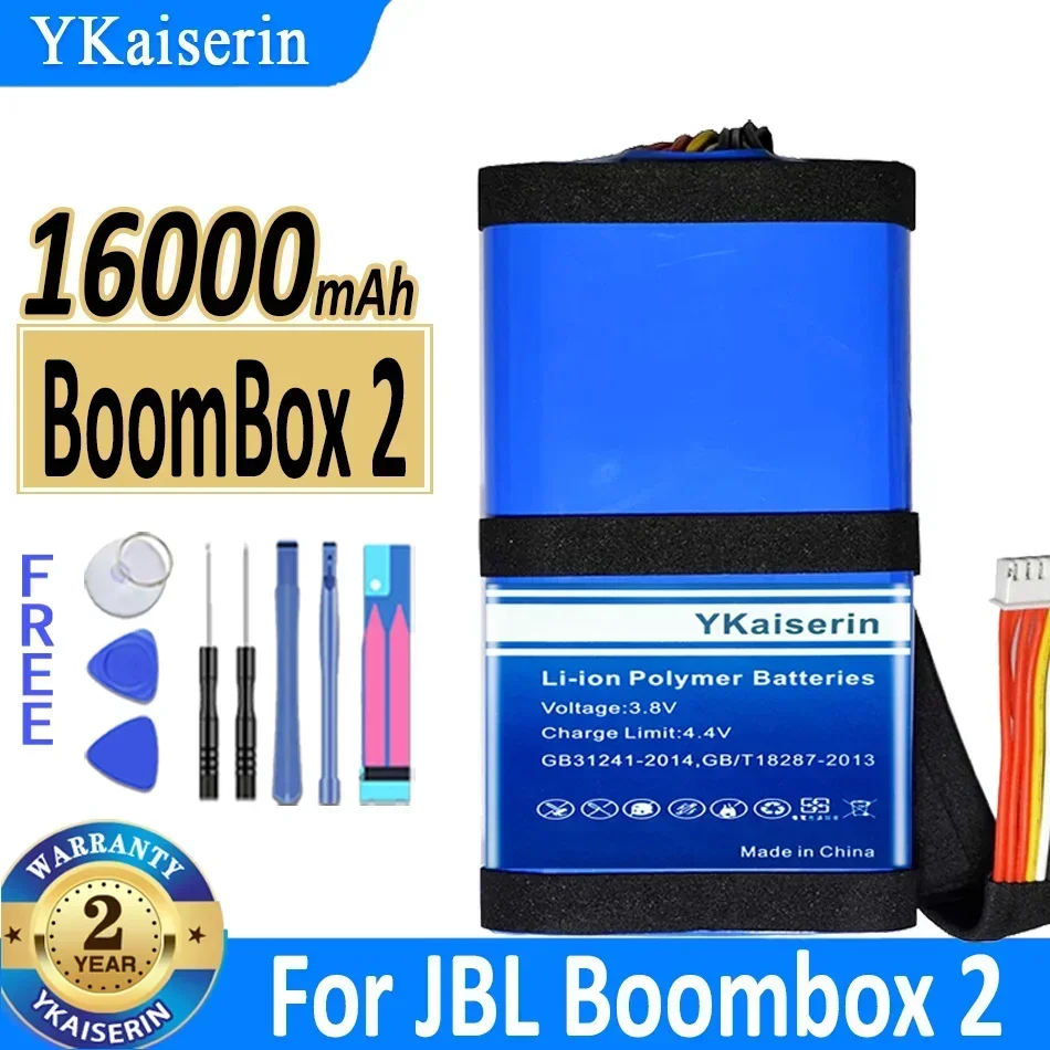 16000mAh YKaiserin Battery BoomBox 2 for JBL Boombox2 Batteries