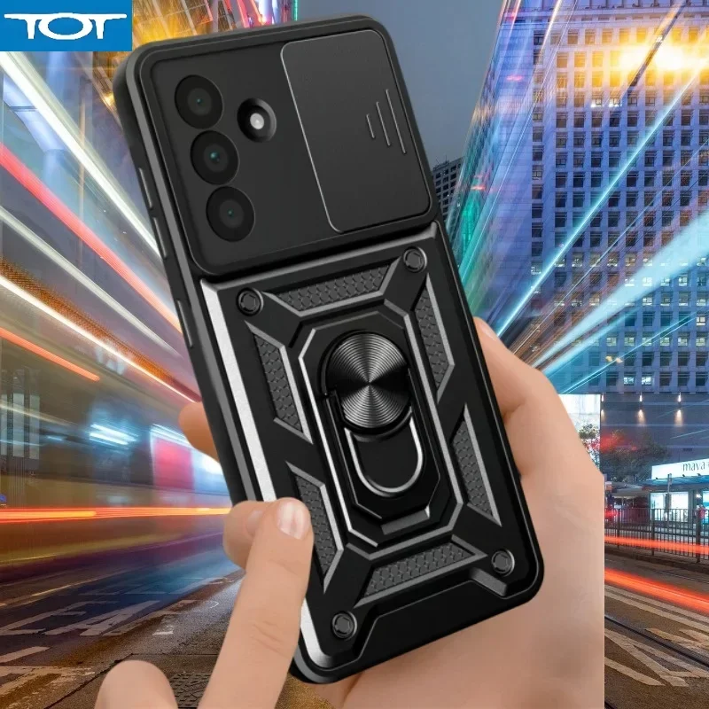 

For Samsung Galaxy A36 5G Case Armor Shockproof Cover For SamsungA36 A 36 36A SM-A366B/DS 2025 6.7" Magnetic Ring Holder Coque