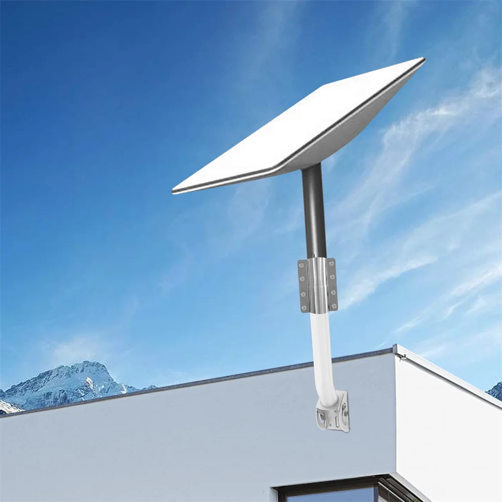 

Antenna Bracket-Ideal for Outdoor Access Point AP CPE, TV Antenna, WiFi Extender-Wall Mounted J Installation, for Star Chain