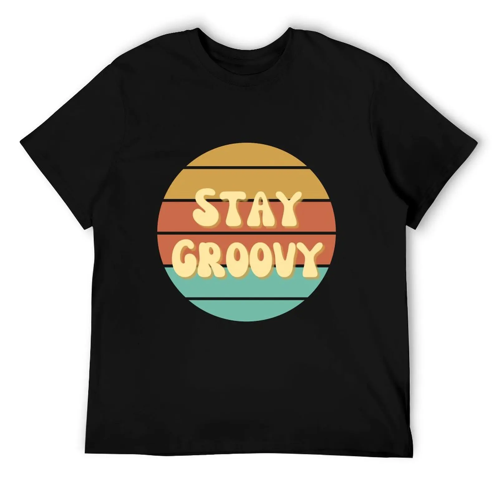 

Футболка Stay Groovy, мужская хлопковая мужская футболка, роскошные мужские футболки, хлопковая мягкая футболка