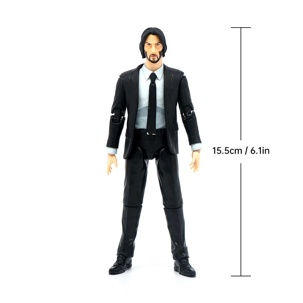 جديد مافيكس 085 جون ويك الفصل 2 عمل الشكل المنقولة الحلي البلاستيكية جمع جونثان الفتيل الماس أرقام نموذج اللعب الهدايا #2