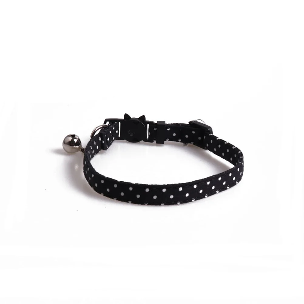 

Polka Dot Bow Knot Collar For Dogs Cats Adjustable Comfortable Pet Neck Accessory Fashion Pet Supplies Dog Collar