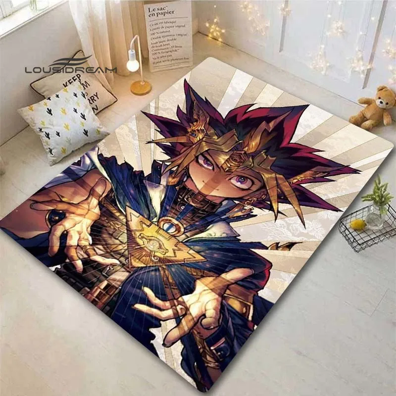 Yu-Gi-Oh Art Rug Floor Mat Anime Carpet for Bedroom Children's Play Game Area Carpet  Memory Foam Carpet Living Room Decoration