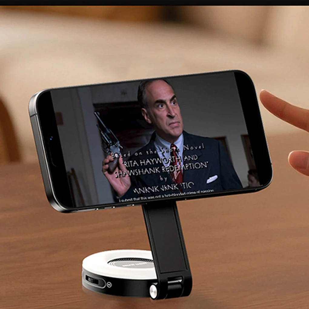 LED Selfie Fill Light for Magnetic Phone Adjustable Brightness Magnetic -Compatible Smartphone Vlog Photography Video Accessory