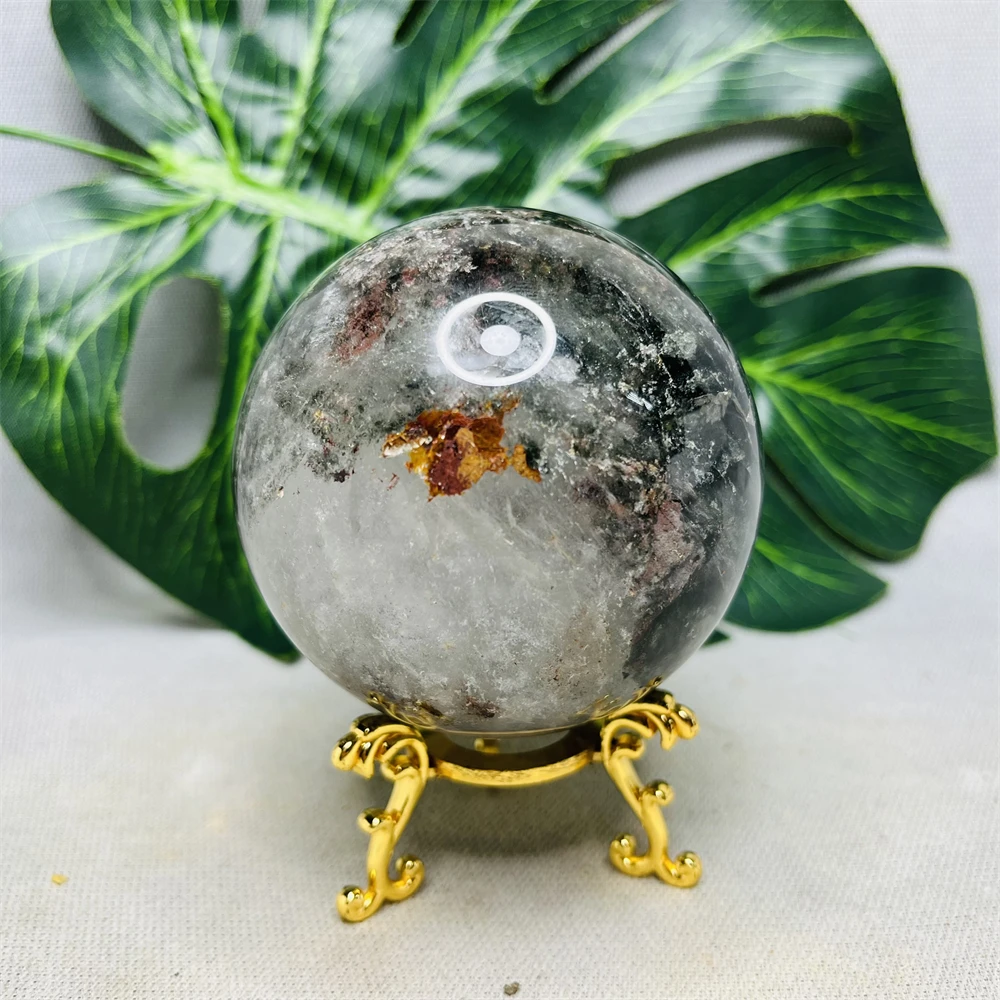 Natural Gemstone Garden Crystal Rainbow Ball Hand-polished Home Room Decoration Gift Spiritual Meditation Healing