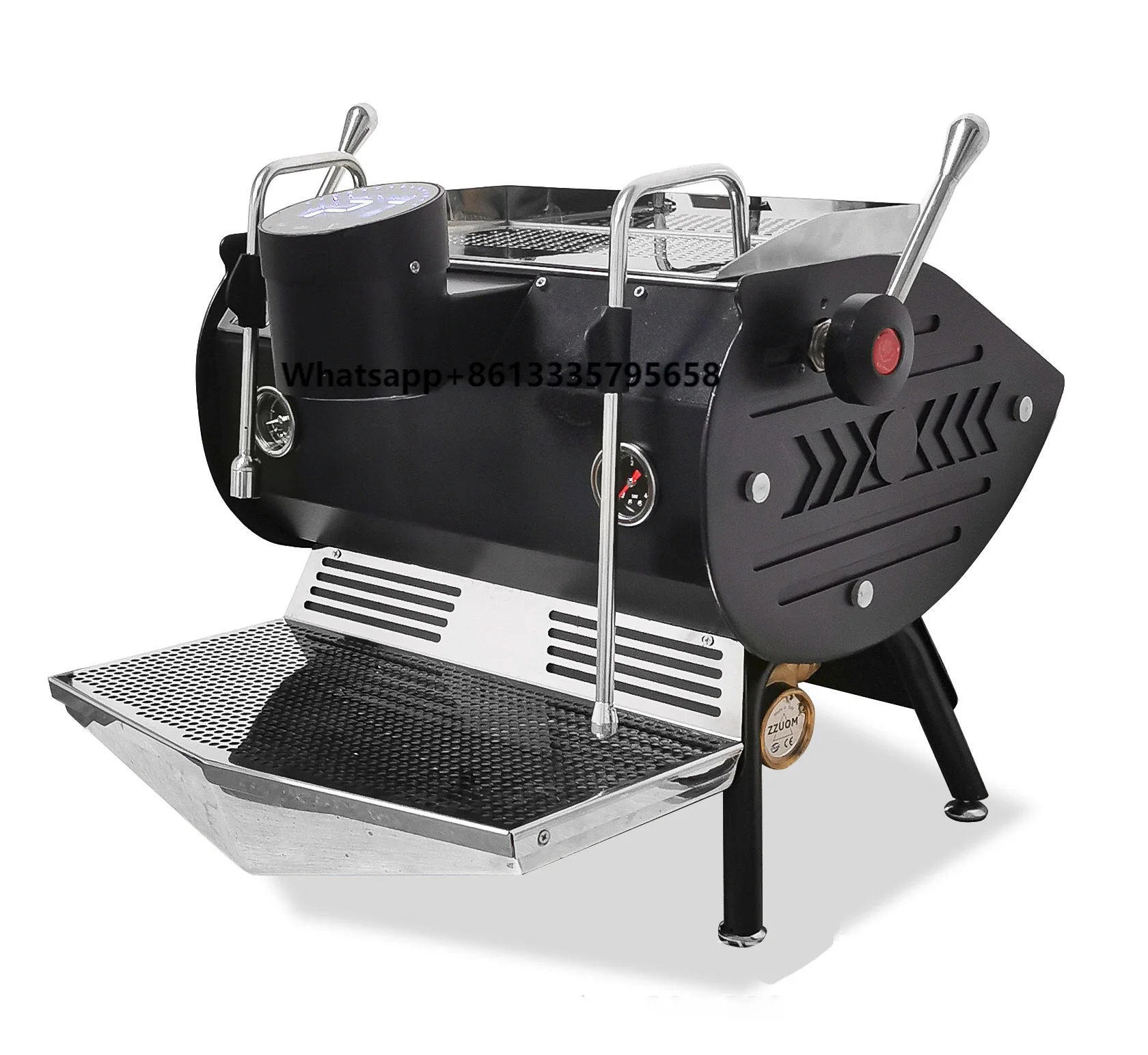 

Italian Professional Single Head Serve Semi Automatic Cappuccino Stainless Steel Coffee Espresso Maker for Home Hotel Outdoor