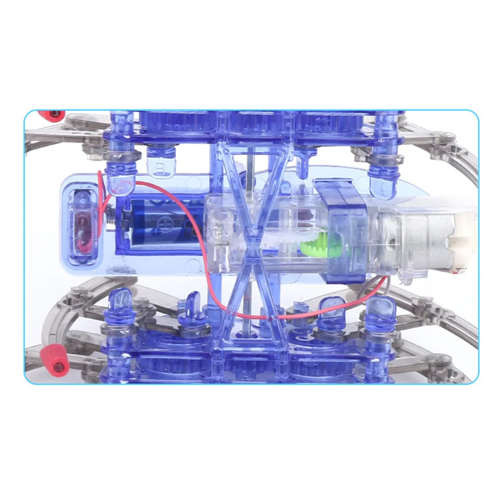ชุดหุ่นยนต์แมงมุมของเล่นเด็ก DIY ชุดประกอบหุ่นยนต์ 8 ขา ของเล่นแมงมุมอิเล็กทรอนิกส์ที่เคลื่อนไหวและคลานได้ สร้างหุ่นยนต์แมงมุมของคุณเอง