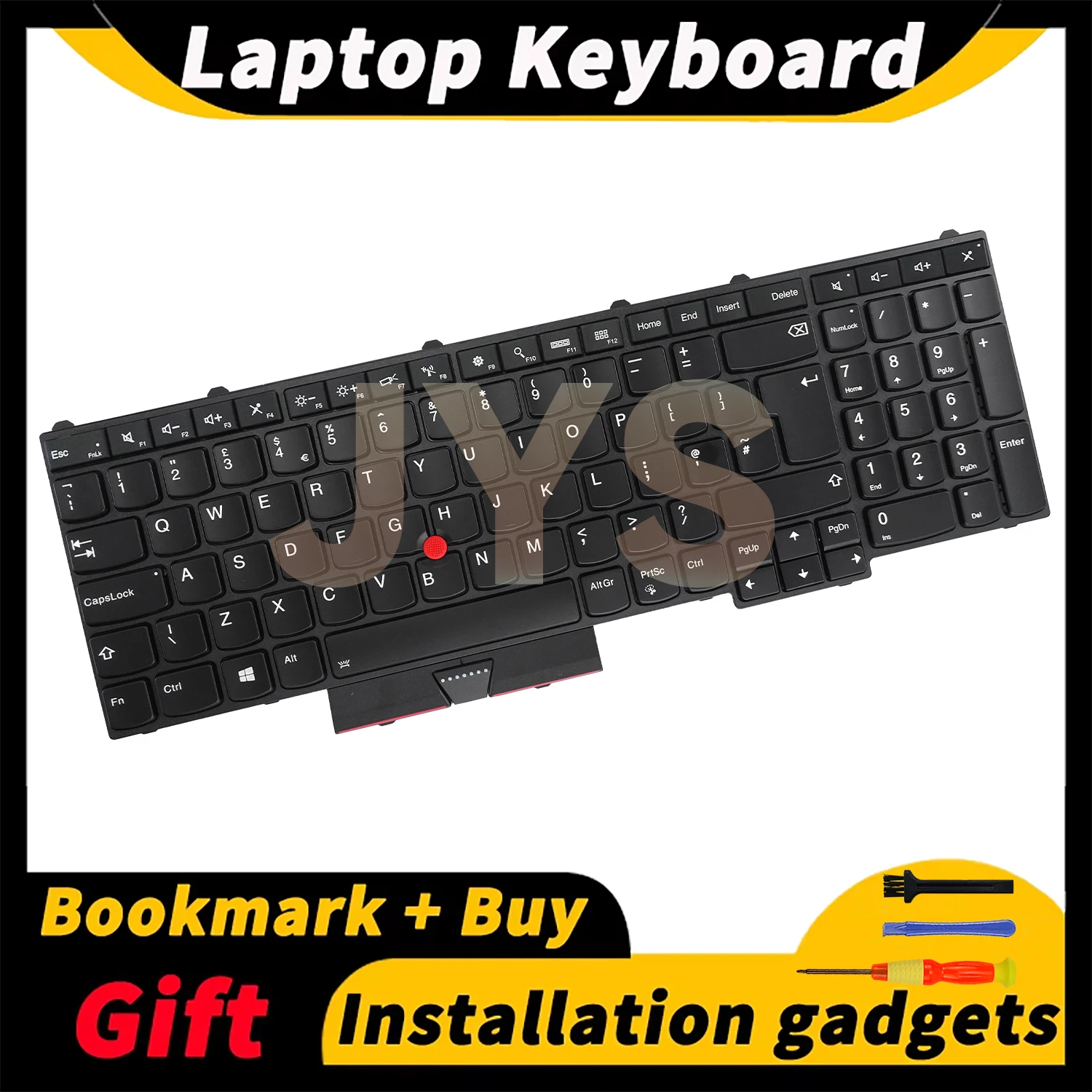 Convient pour Lenovo ThinkPad P50 P70 clavier d'ordinateur portable avec rétro-éclairage disposition britannique claviers interne noir 00PA317 00PA399