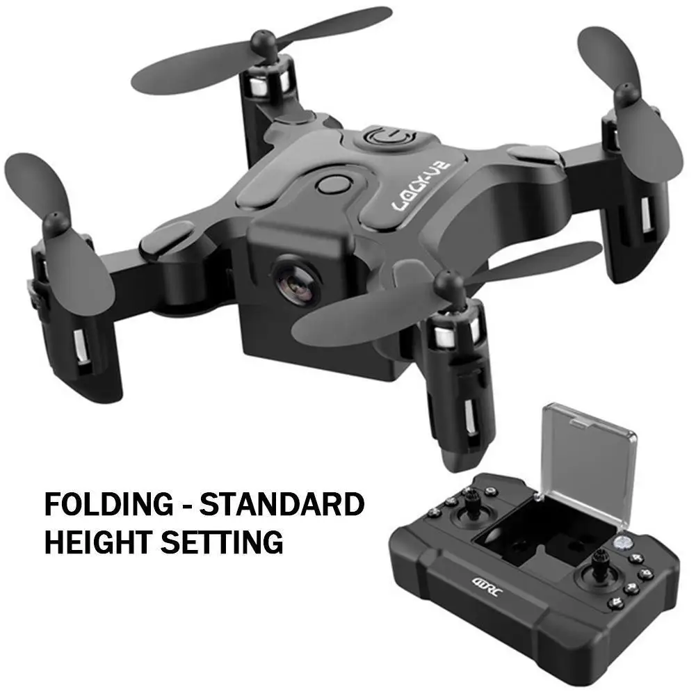 New Mini Drone V2 4K 1080P HD Camera WiFi Fpv Air Pressure Altitude Hold Foldable Quadcopter RC Drone Kid Toy GIft