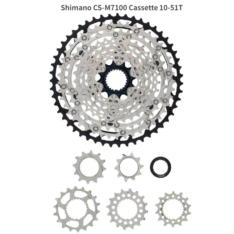 SHIMANO Deore SLX M7100 12 Speed Mountain Bike Flywheel 12V Variable Flying 12S 10-51T 10-45T CS-M7100 Micro Spline Cassette