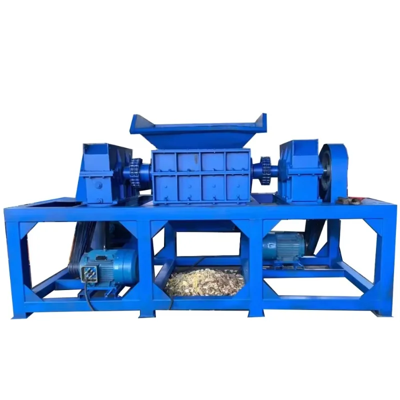 Controllo programmabile PLC 800 tipo trituratore di rottami di metalli pesanti a doppio asse