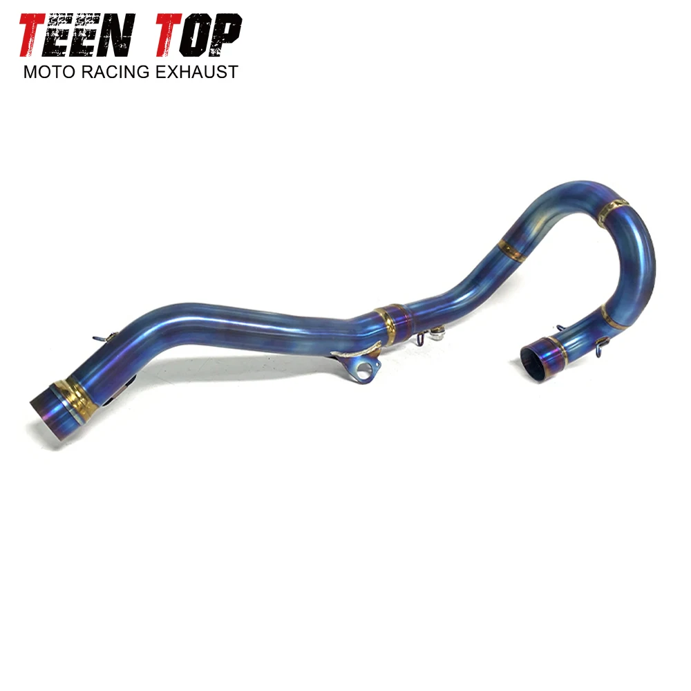 Titanium Alloy For KTM 250/350 EXC-F 350 XCF-W Exhaust Pipe 50.5mm Offroad Bike Exhaust Front Link Pipe 350exc-f 2020-2023 - view 5
