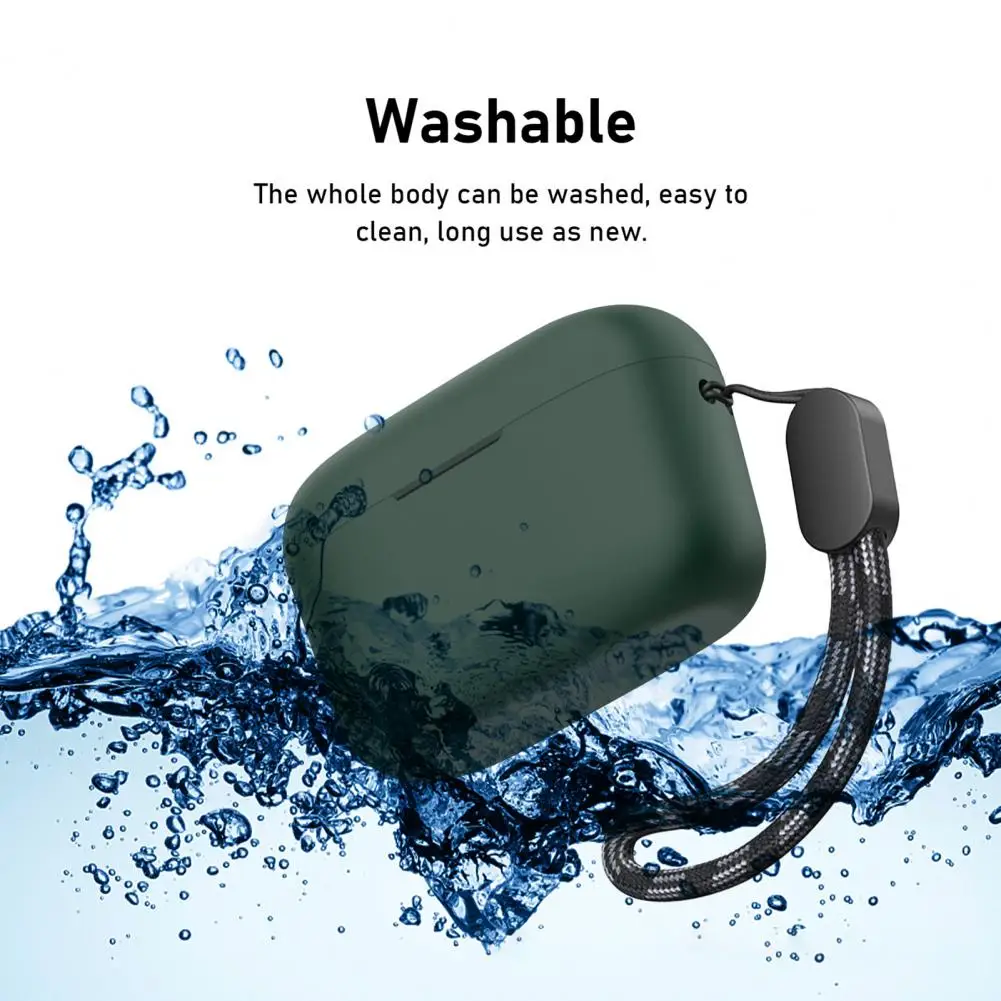Earphone Case Full Coverage Tight Fit Anti shock Bluetooth compatible Earbuds With Hanging Rope Case For Soundcore A20i