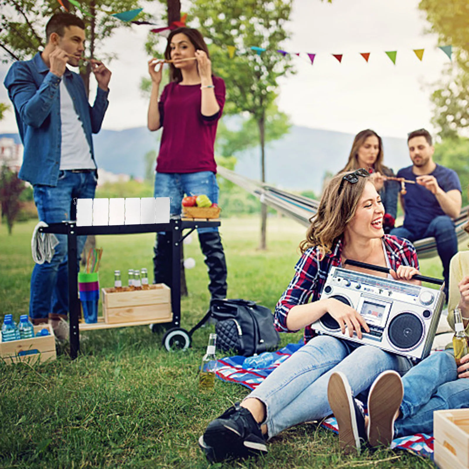 

1Set Aluminum Alloy Stove Windscreen Outdoor Folding Windshield Adjustable Long Portable Camping Bbq Windshield Camping Supplies