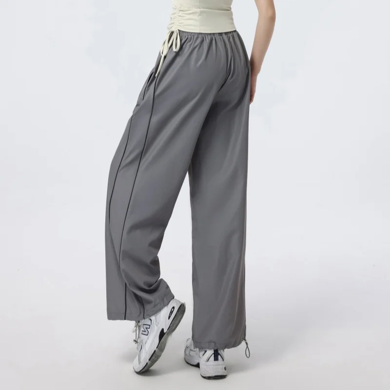 PHIGEER Women Lightweight Drawstring Running Pants Loose Fit Joggers Workout Casual Comfy Lounge Fitness Sweatpants with Pockets