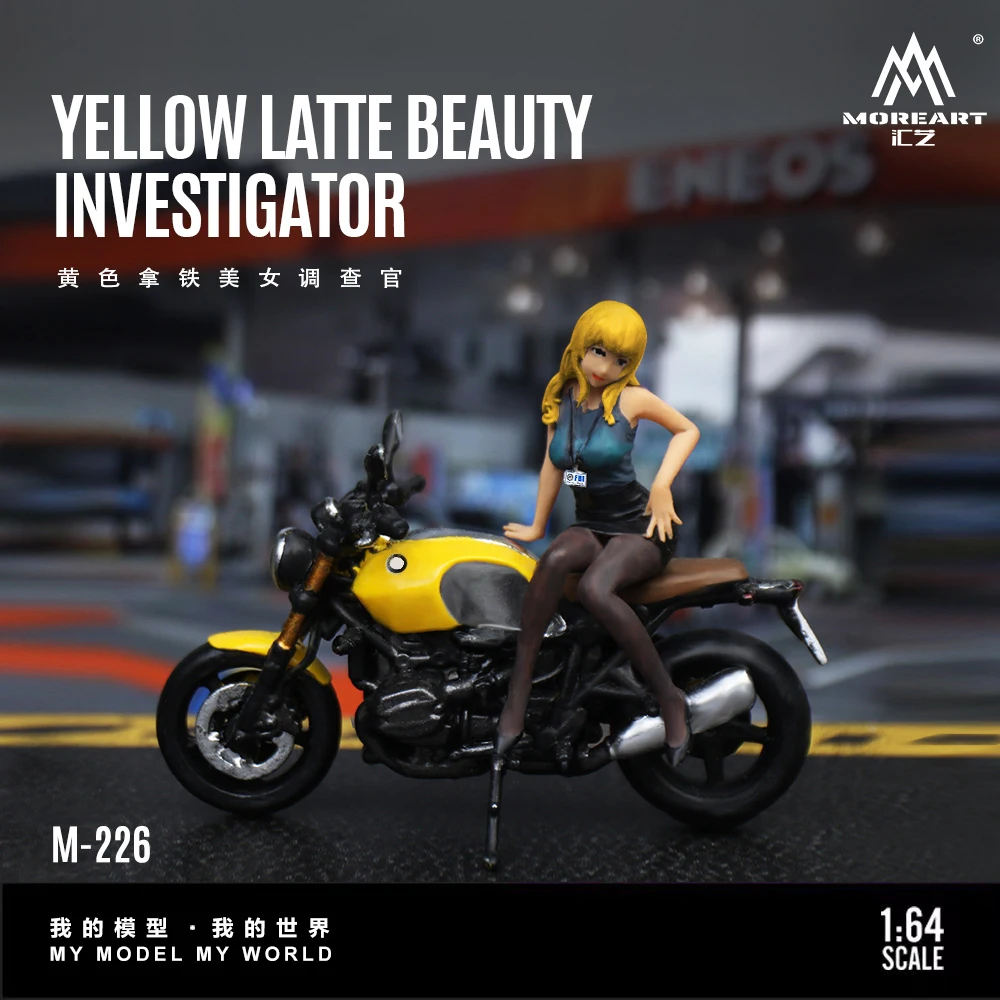 

Предзаказ: Набор фигурок MoreArt 1:64 «Девушка-детектив на мотоцикле в жёлтом латте», модель из смолы для подарка, демонстрации и коллекции