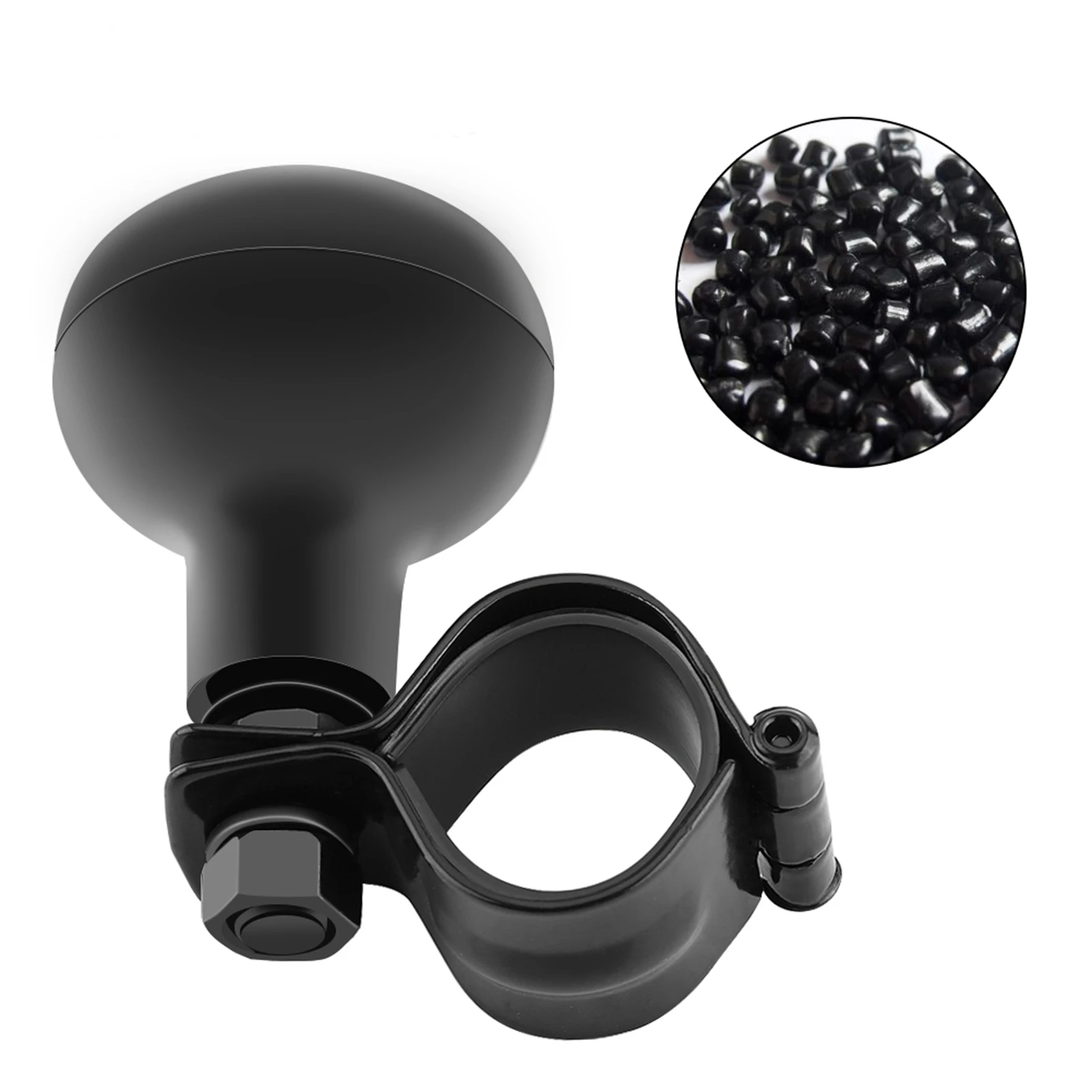 Black Universal Car Heavy Duty Steering Wheel Knob Spinner Handle Ball