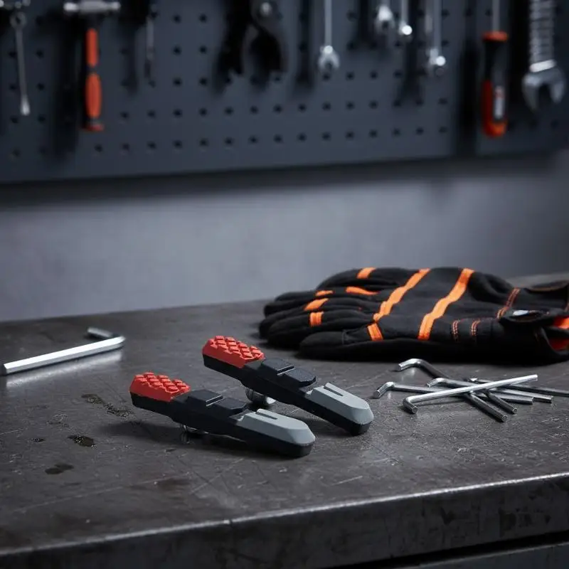 V-Bremsbeläge 2 Stück 70mm Hochwertiger, strapazierfähiger Gummi für Metallfelgen, geeignet für Nass- und Trockenbedingungen im Winter und Sommer beim Radfahren. – Detail 13