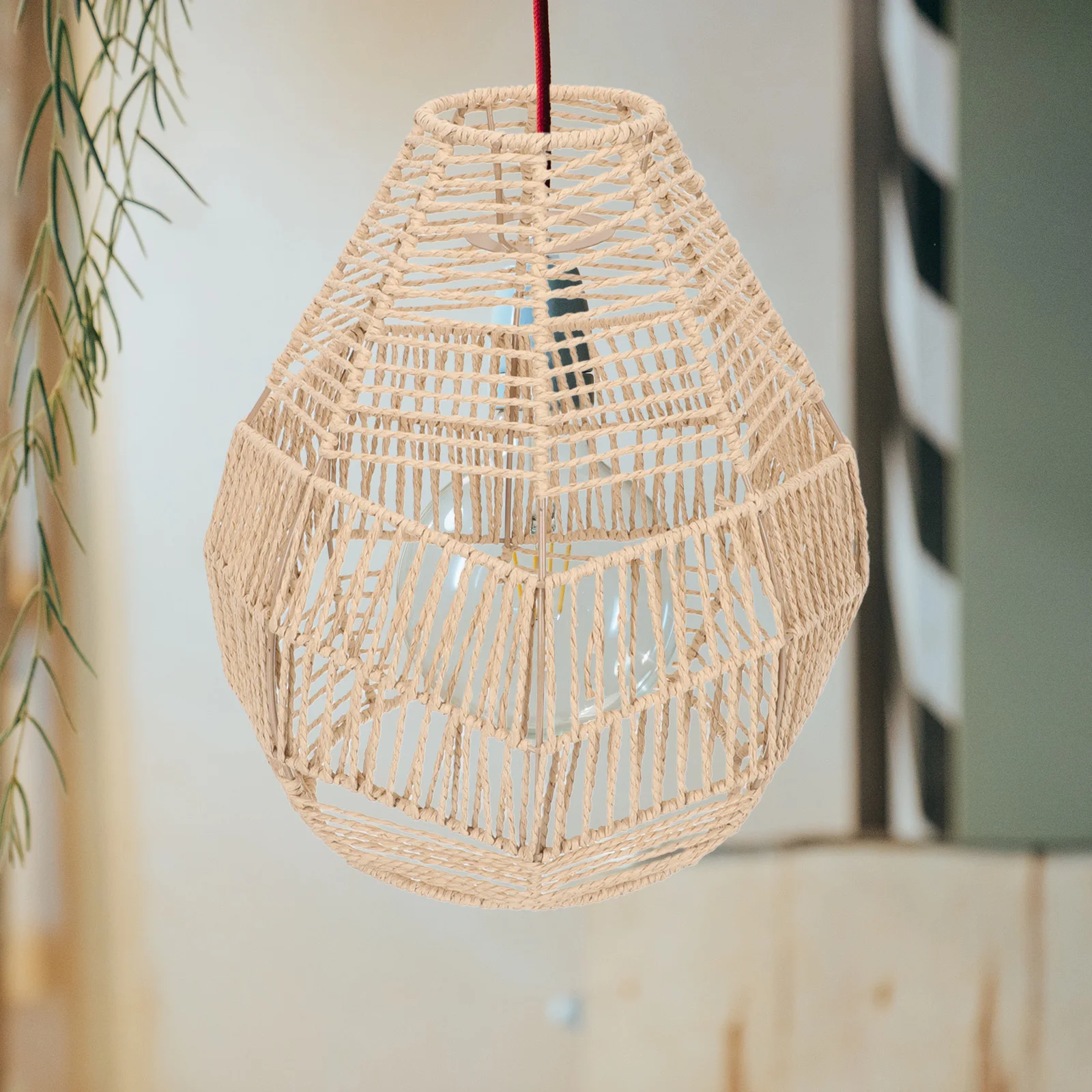 

Small Braided Lampshade For Ceiling Lamp Dust Protection Home Decoration Lamp Shades Lighting Supply Paper Lampshade