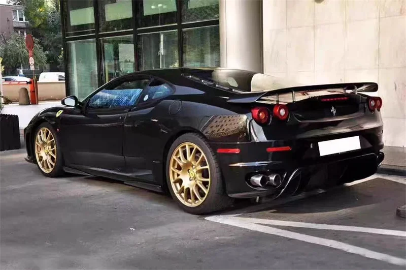 

HM Style High-quality Carbon Fiber Front Lip and Rear Diffuser Side Skirts and Rear Spoiler Body Kit for Ferrari F430 Body Kit