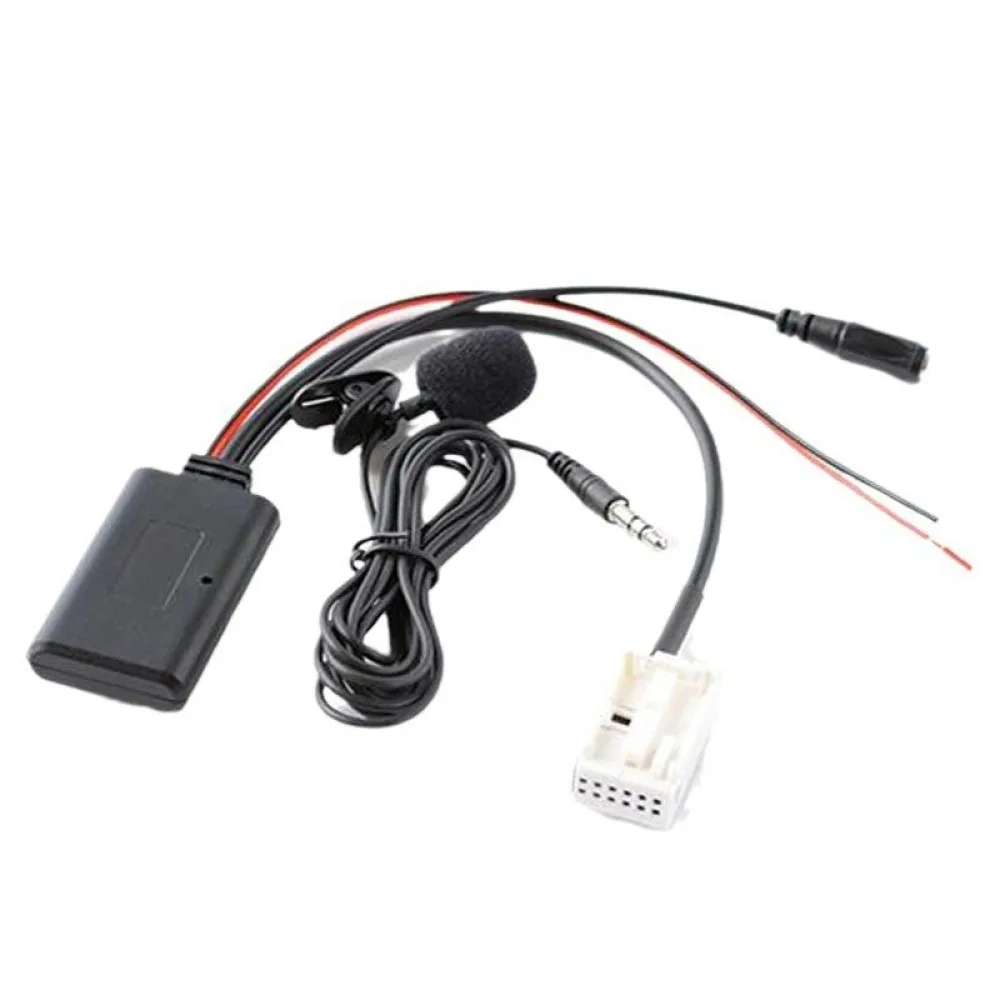 Automotive Bluetooth Receiver For Volkswagen RCD Series Cars Wireless Music Streaming Adapter 12Pin AUX Console Interface