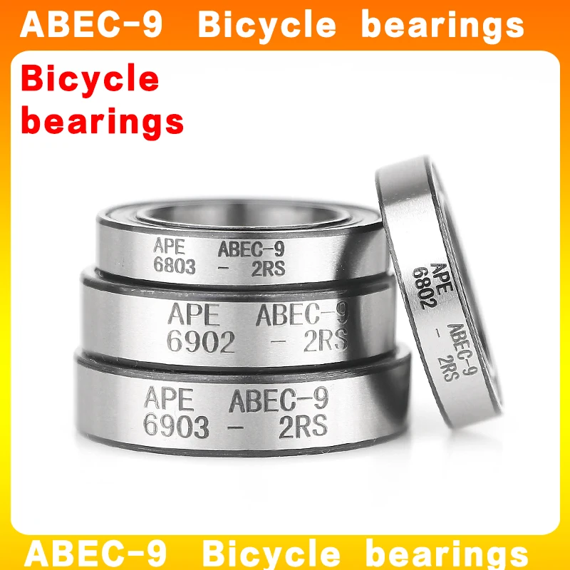 2pcs 6903-2RS 17x30x7 mm 6903 61903 -2RS bicycle hybrid ceramic