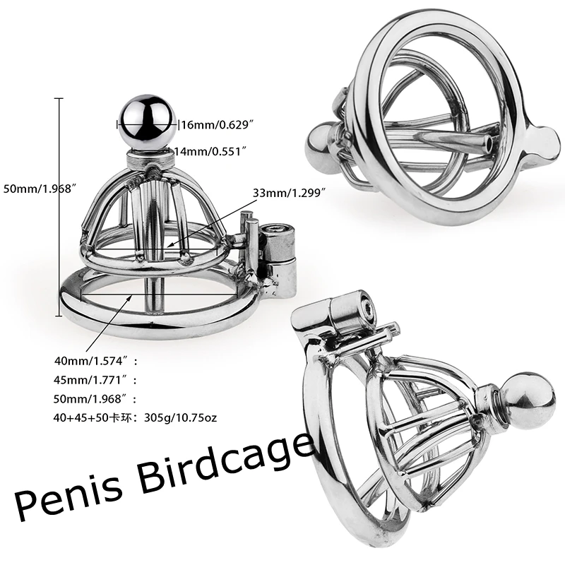 Penis Birdcage Extension Dildo Chastity Cock Lock Dick Bondage Gay Anillo Pene Adusltos Toys Double Penetration Sexy You For Men