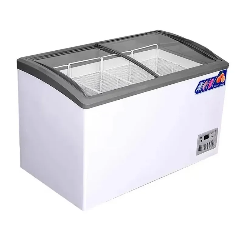 

High Quality Commercial Display Refrigerator Supermarket Frost-free Ice Cream Freezer Display Cabinet Freezer