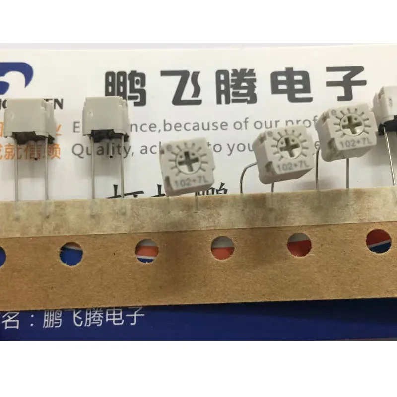 

5pcs/lots Imported Japan FT-63ETP102 1K top-adjustable precision adjustable resistor potentiometer fine-tuning inline switches