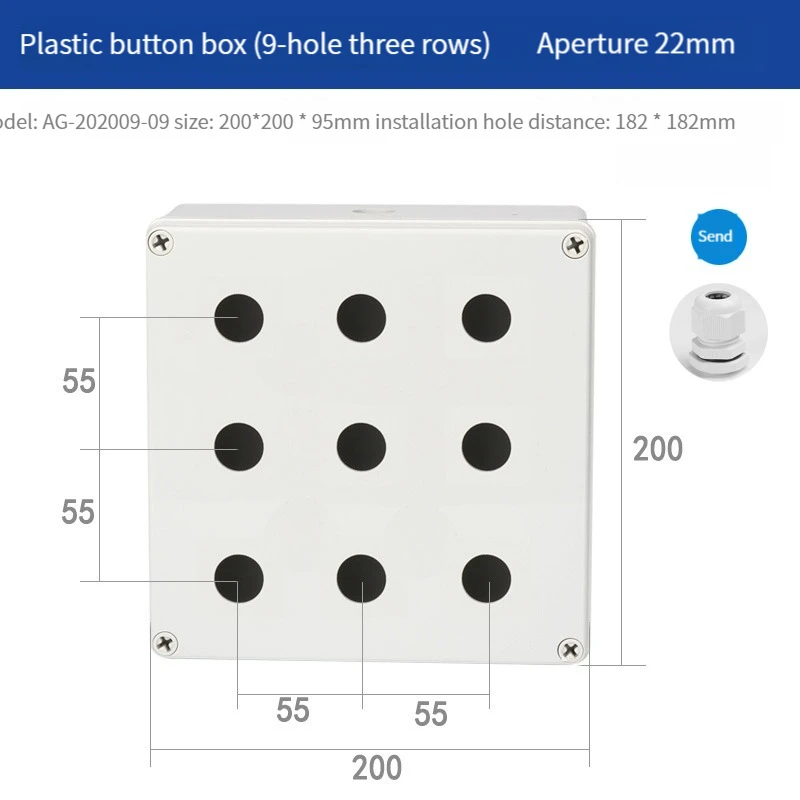Variant: 9hole 22mm