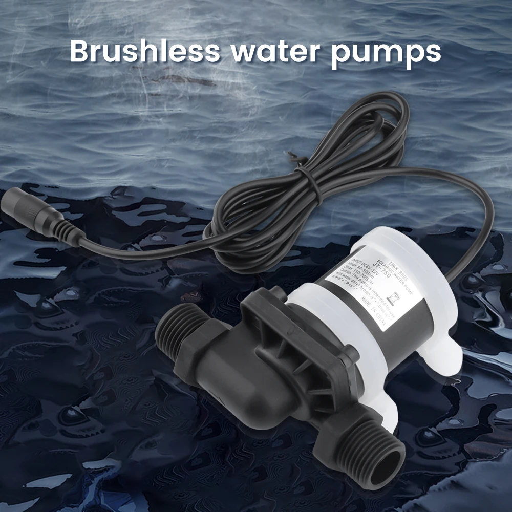 

900L/H DC12V 24V Brushless pump Submersible Aquarium Water Pump Pond Fountain Fish Tank Garden Booster Pump