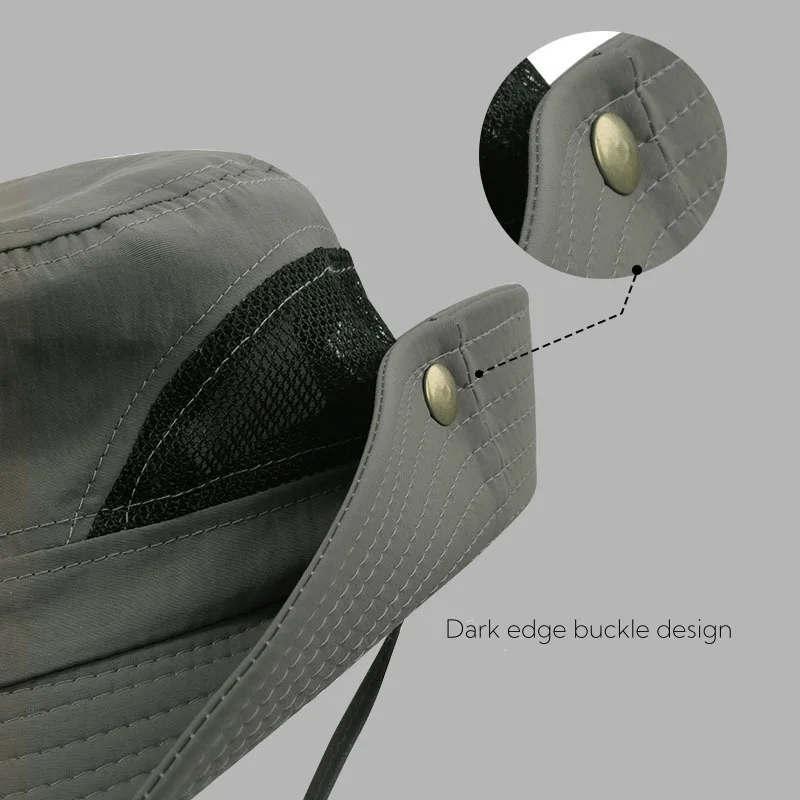 High Quality Cheap Wholesale Blank Reversible Custom Outdoor Climbing Fishman Fishing Sun Cap Bucket Hat