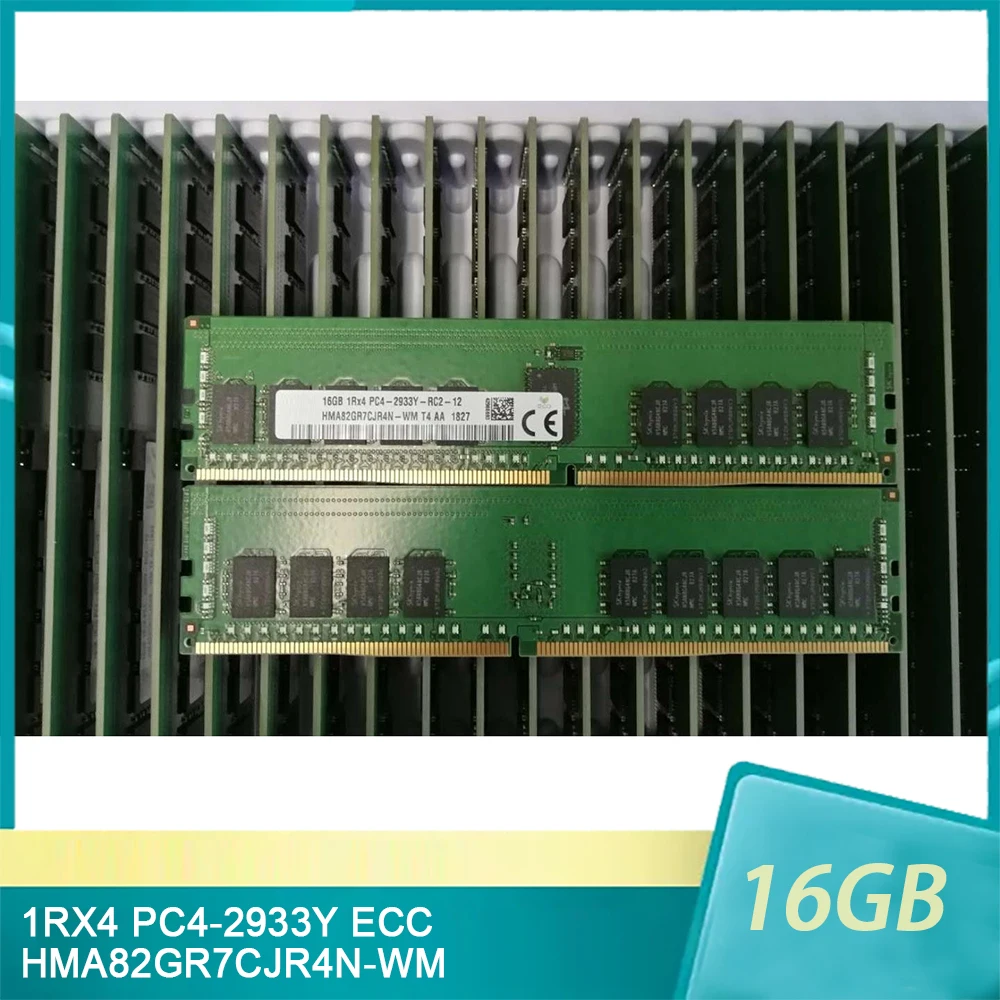 

1Pcs For SK Hynix RAM 16GB 16G 1RX4 PC4-2933Y ECC HMA82GR7CJR4N-WM Server Memory 2933 DDR4