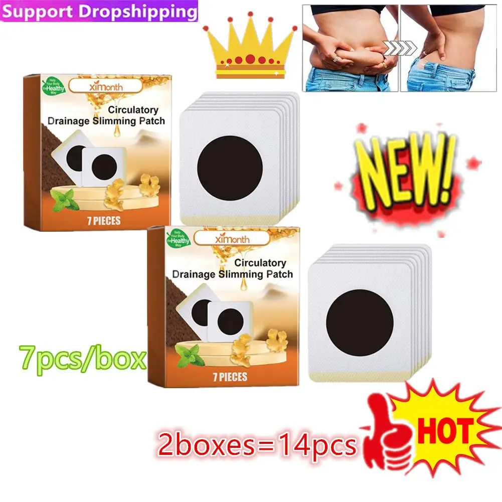 

2box Bee Circulatory Drainage Slimming Patch Weight Loss Fat Burning Patch Belly Slim Patches Stomach Sticker Health Care