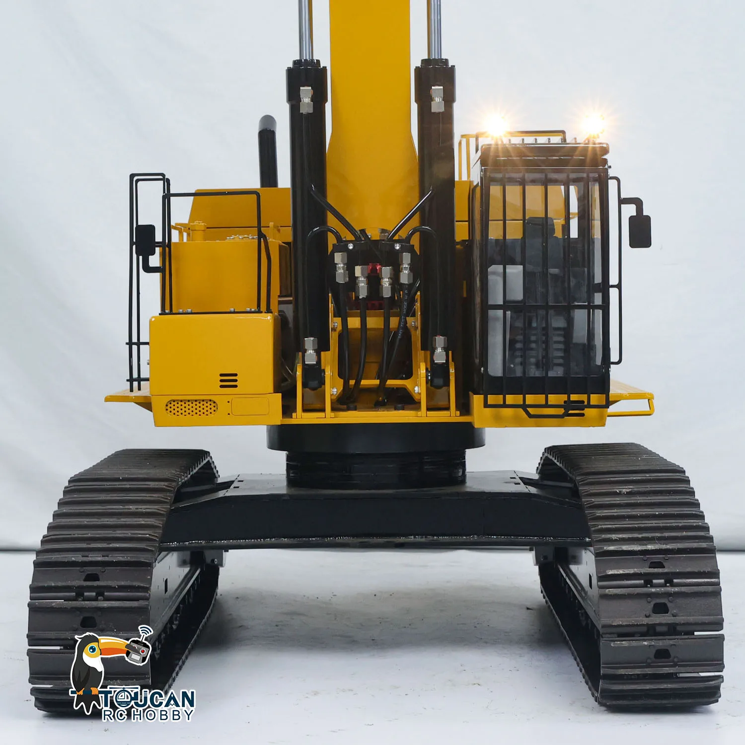 1/8 390F RC Metal Hydraulic Excavator RTR Track Heavy Duty Car Construction Engineering Digger Vehicles Model Toy TH22724